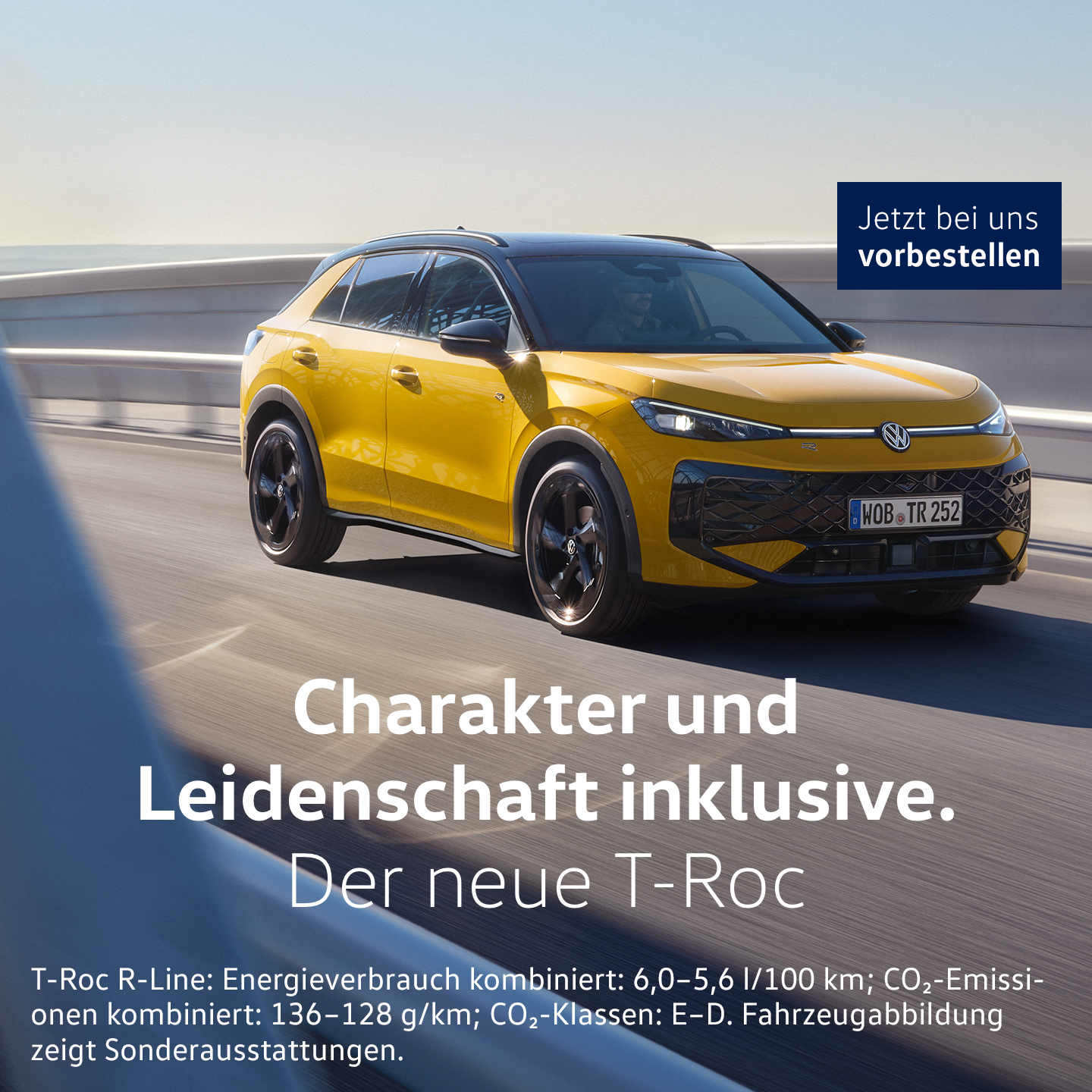 T-Roc in gelb