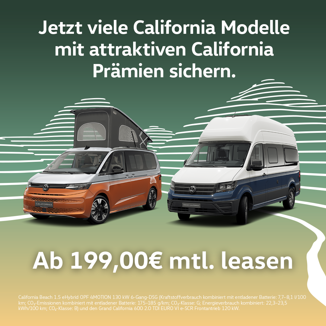 California Modelle mit Text Ab 199,00 leasen