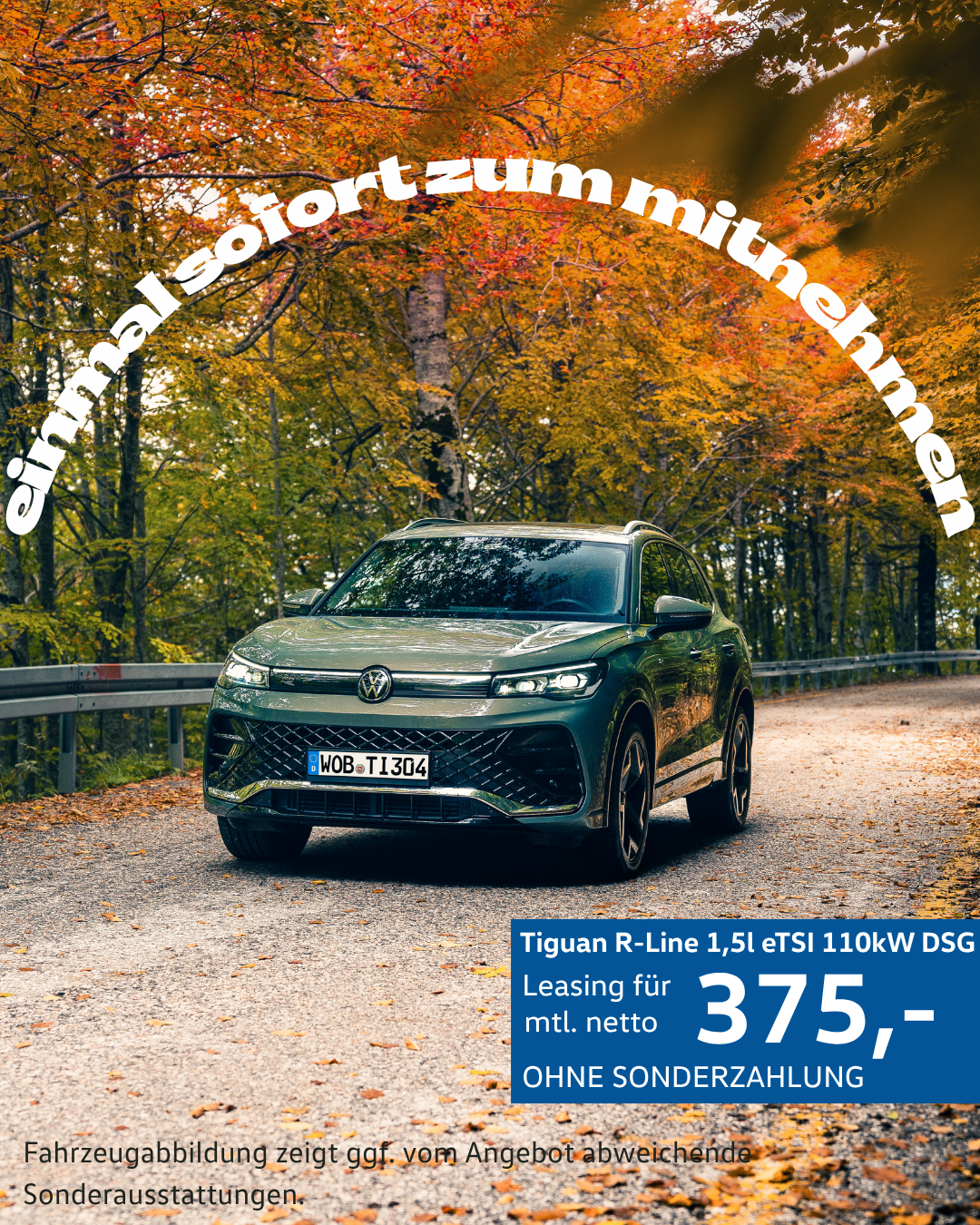 Tiguan R-Line Gewerbeleasing Angebot