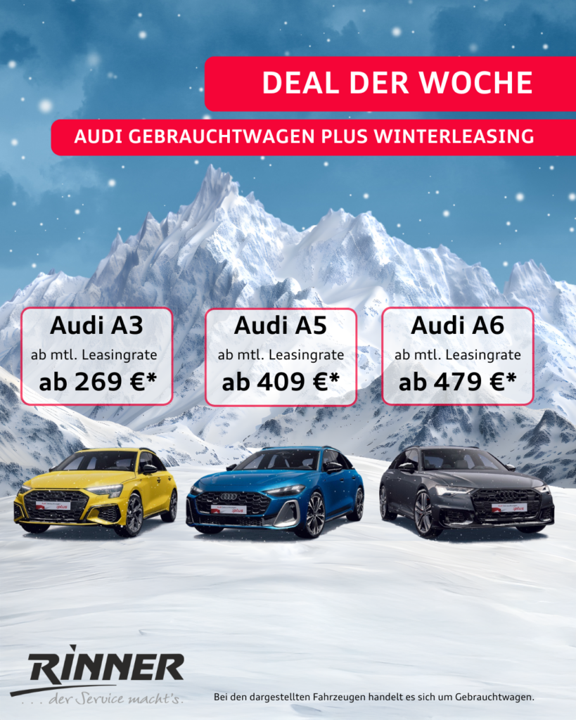 Gebrauchtwagen plus Winterleasing_Autohaus Rinner_Deal der Woche