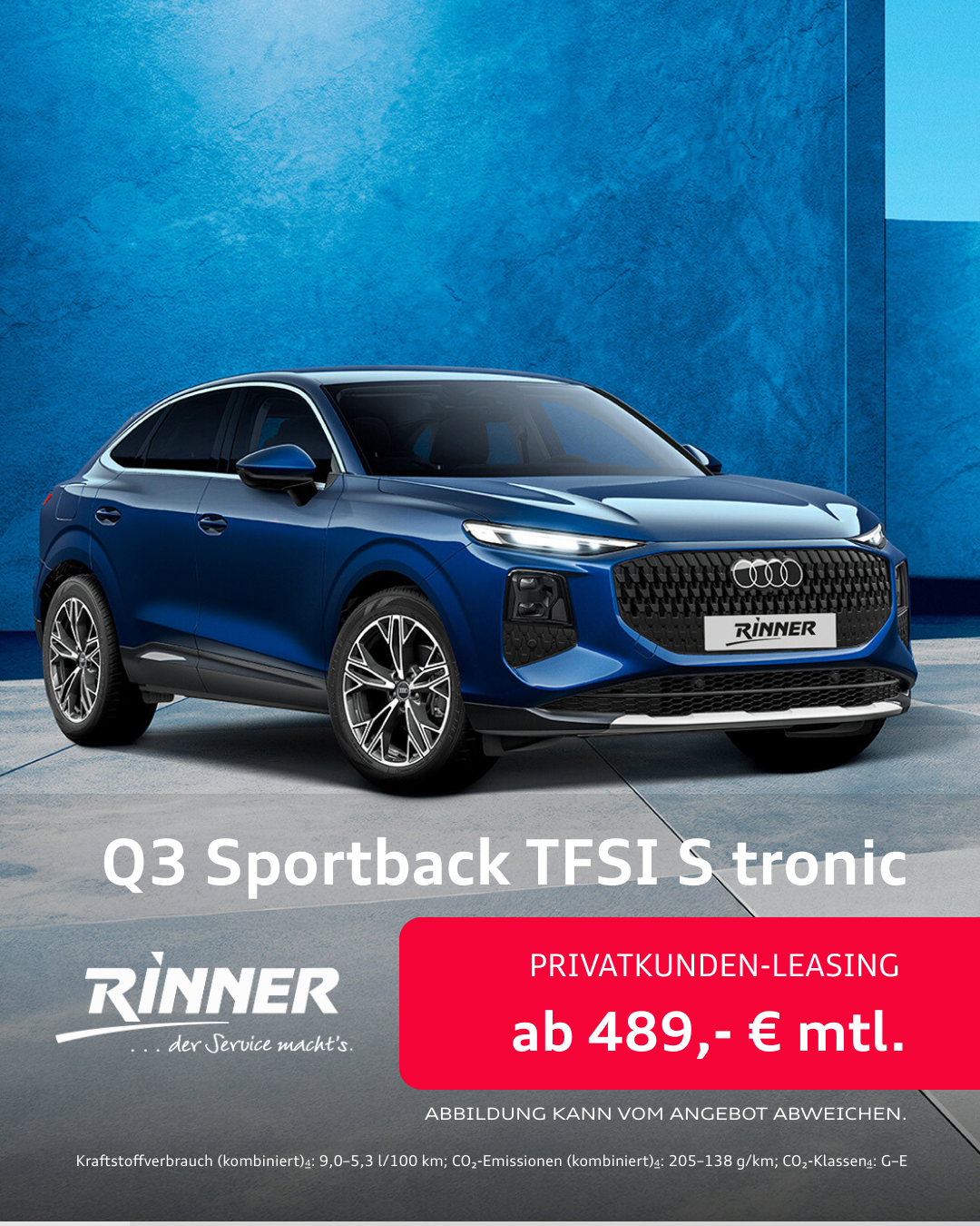 Autohaus Rinner_Audi_Q3 Sportback_Privatkundenleasing