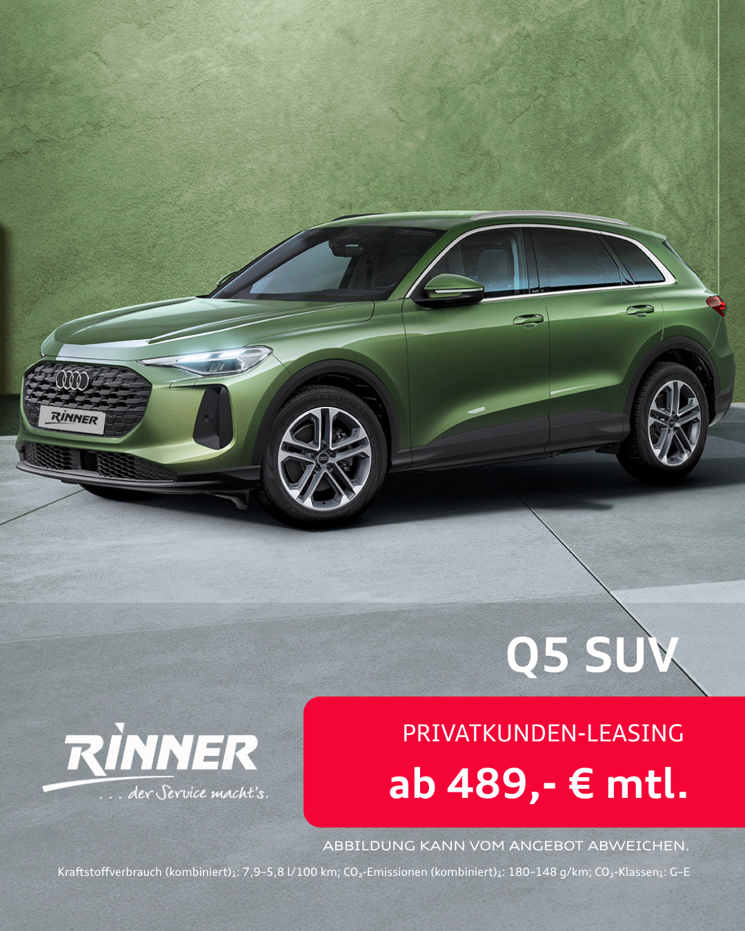 Audi Q5 SUV_Privatkundenleasing_Autohaus Rinner_Bad Tölz