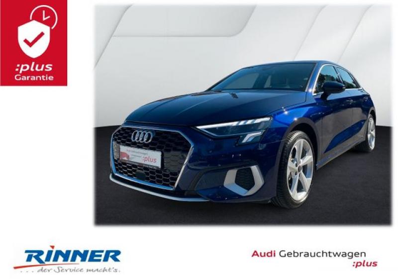 AUDI  A3 Sportback 35 TFSI advanced S line/Pano/RFK, Navarrablau Metallic