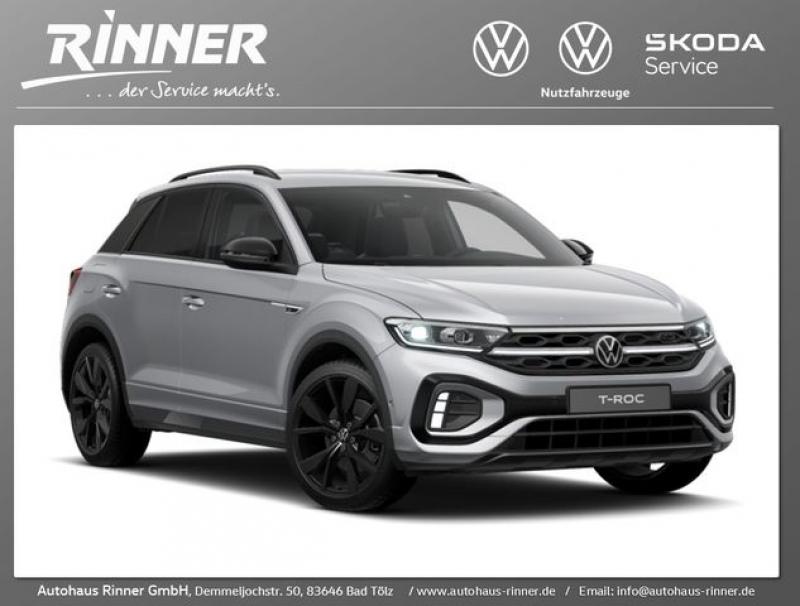 VW  T-Roc R-Line 1,5TSI 110KW DSG Navi/AHK/IQ.Light, Pyritsilber Metallic