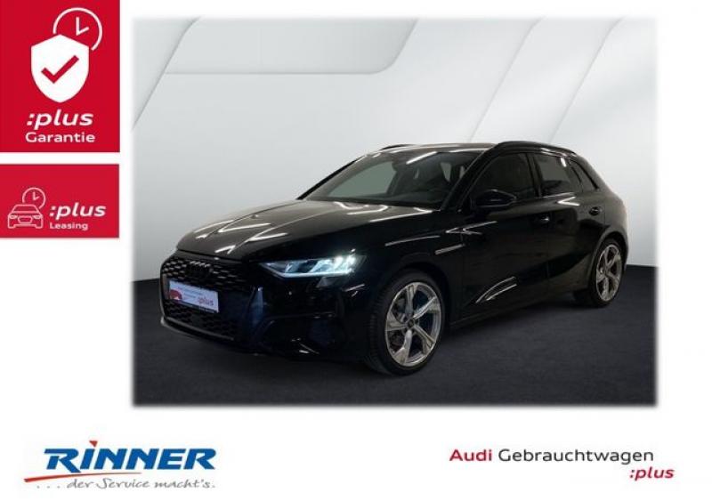 AUDI  A3 Sportback 35 TFSI advanced S line/ACC/RFK/AVC, Mythosschwarz Metallic