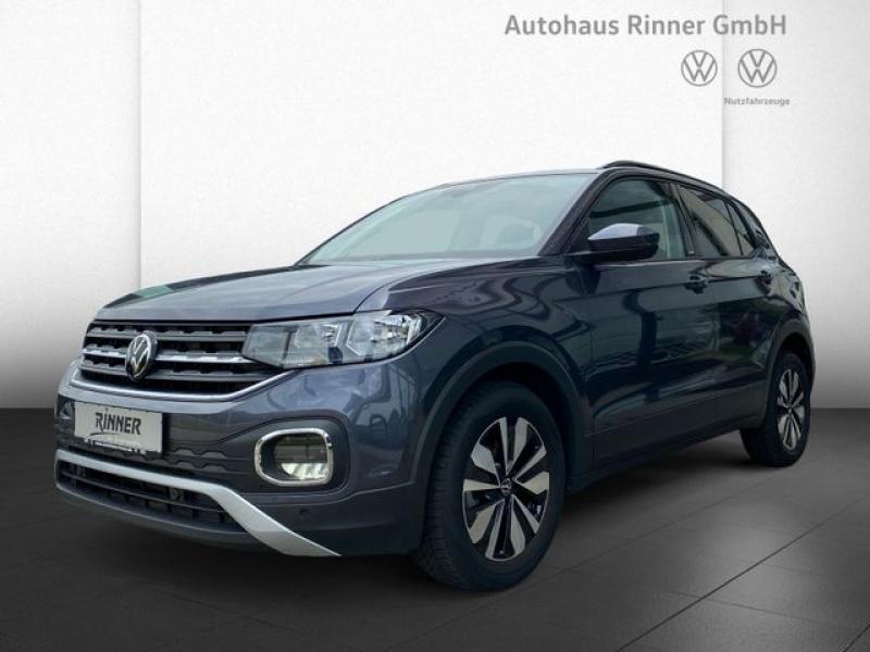 VW  T-Cross Move 1,0 81kW 6-Gang Navi ACC App LM, Rauchgrau Metallic