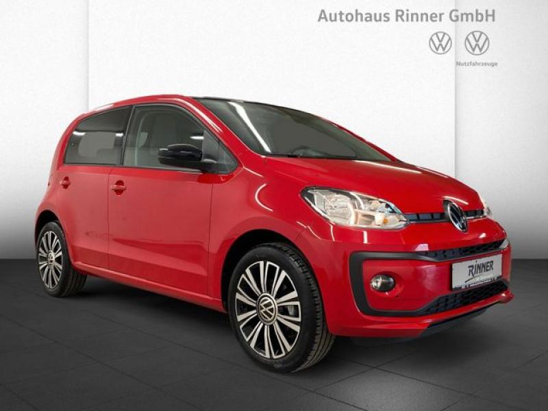 VW  up! Black Style 1,0l 48kW Kamera/Tempomat/Sitzhe, Tornadorot Deep Black Perleffekt