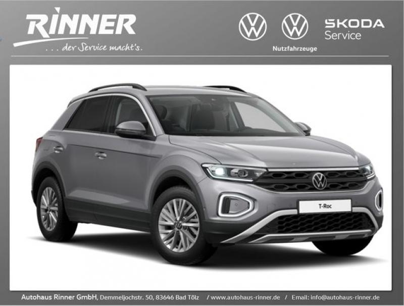 VW  T-Roc Life 1,0TSI 85KW AHK/Klima/Kamera/AppCon., Indiumgrau Metallic