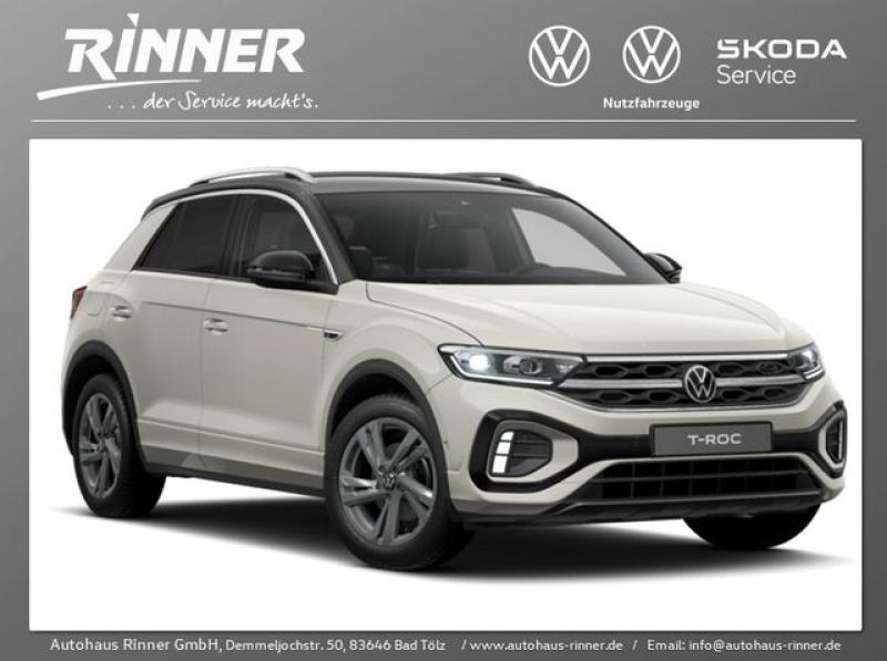 VW  T-Roc R-Line 1,5 TSI 110 KW DSG Navi/Klima/LED, Ascotgrau