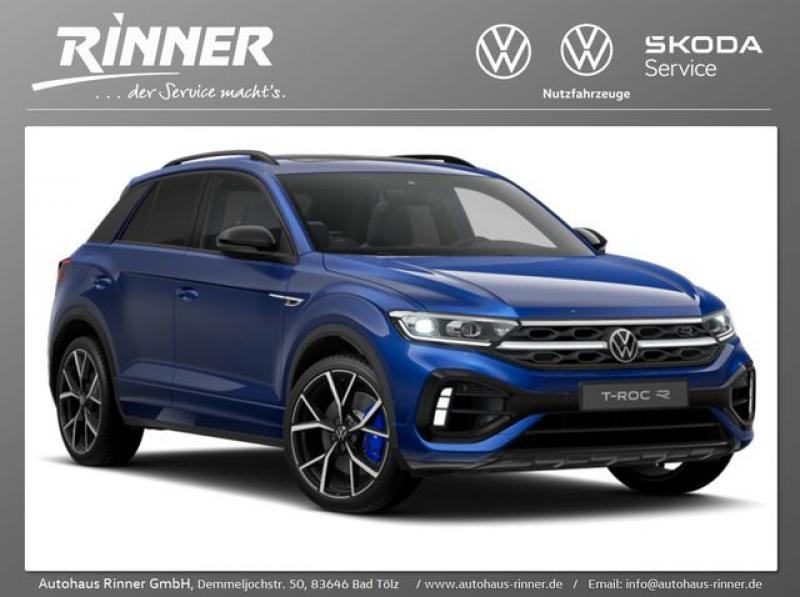 VW  T-Roc R 2,0TSI 221KW DSG 4Mo. AHK/Schiebedach, Lapiz Blue Metallic