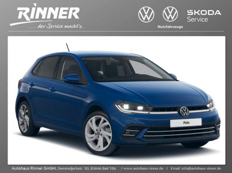 VW  Polo Style 1,0 TSI 70 KW Klima/Navi/LED/Kamera, Reef Blue Metallic