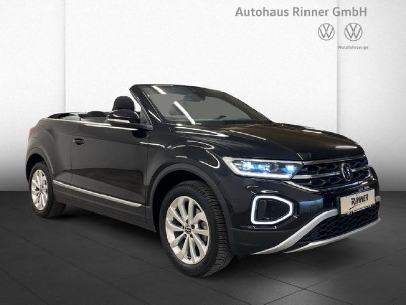 VW  T-Roc Cabriolet Style 1,5l 110kW TSI Navi/LED/LM, Deep Black Perleffekt