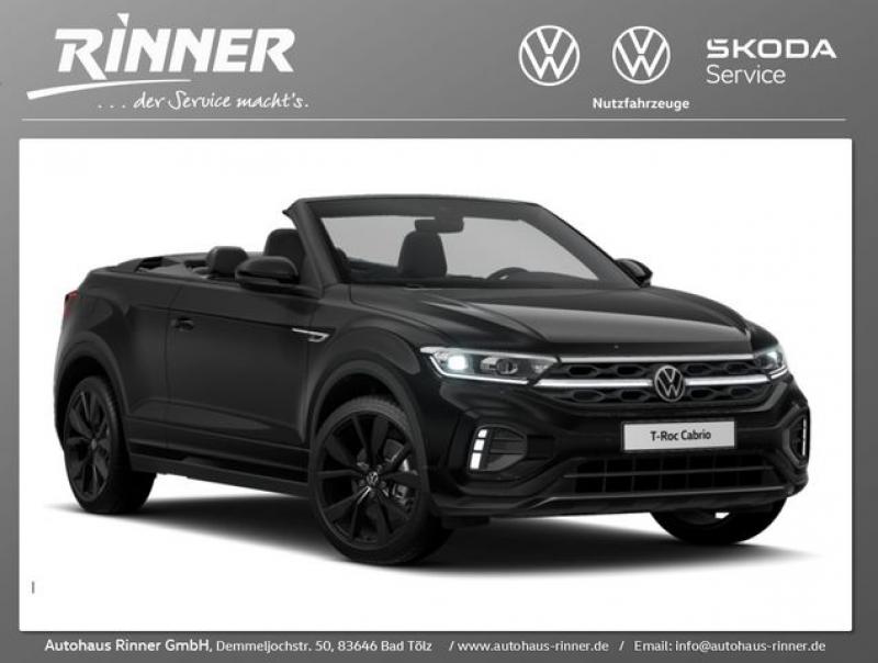 VW  T-Roc Cabriolet R-Line1.5 l TSI 110 kW, Deep Black Perleffekt