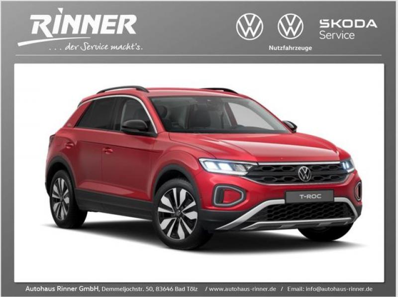 VW  T-Roc Life "Goal" 1,0 TSI 85 KW 6-Gang AHK/LED, Kings Red Metallic