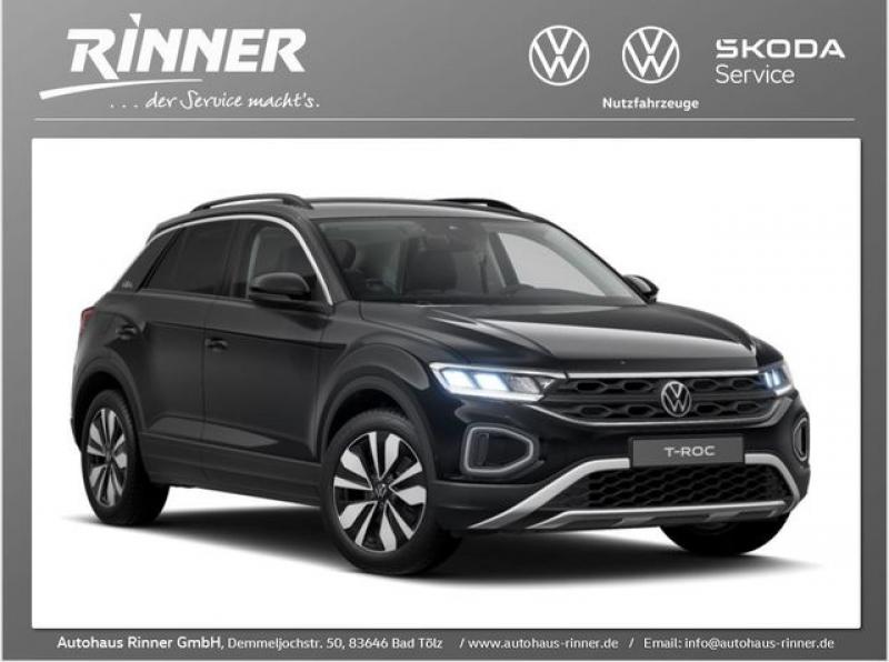 VW  T-Roc GOAL 1.0 l TSI OPF 85 kW (116 PS), Deep Black Perleffekt