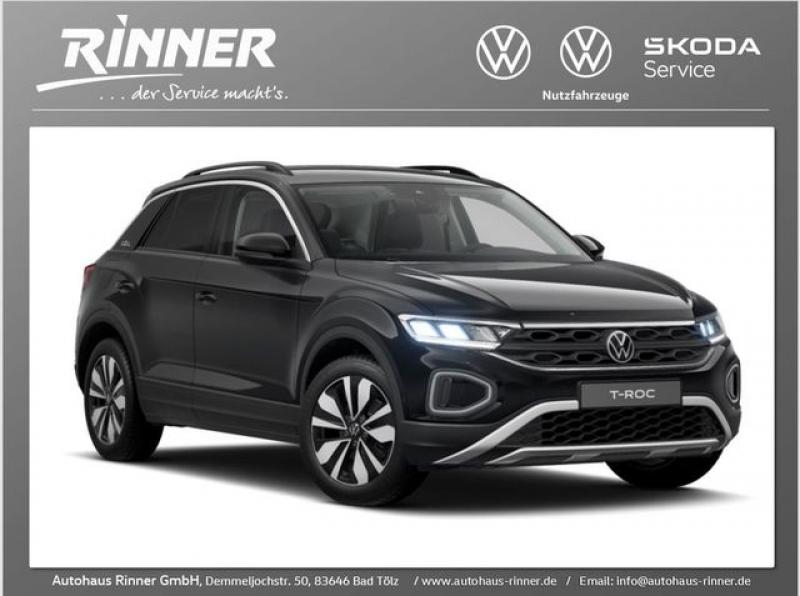 VW  T-Roc GOAL 1.0 l TSI OPF 85 kW (116 PS), Deep Black Perleffekt