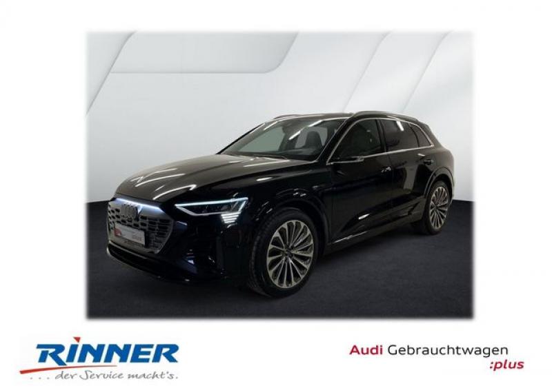 AUDI  Q8 e-tron 55 quattro 2xS line/Matrix/Pano/HUD, Mythosschwarz Metallic