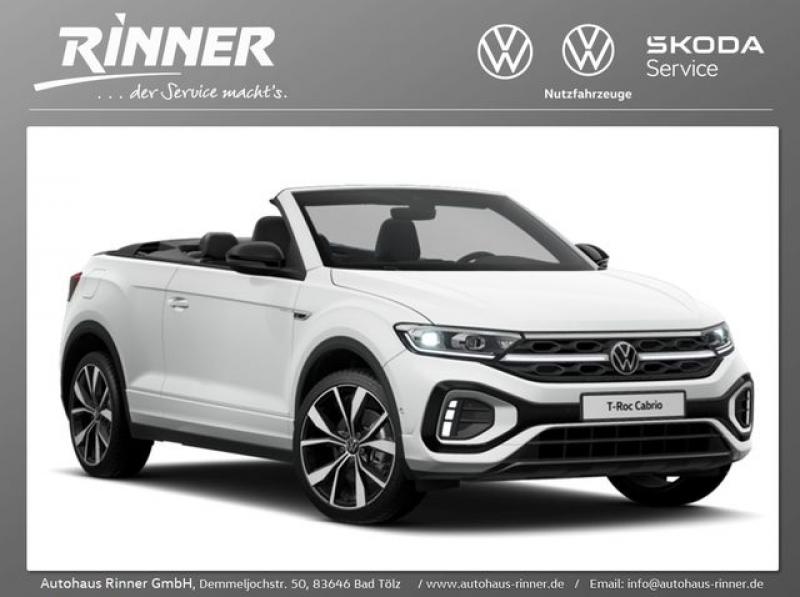 VW  T-Roc Cabriolet R-Line 1.5 l TSI 110 kW (150 PS), Pure White