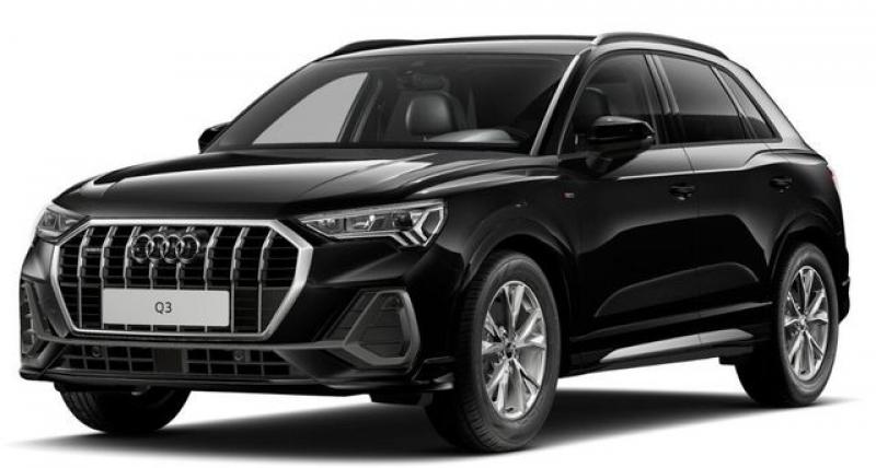 AUDI  Q3 40 TFSI quattro S line/VirtualCockpit/LED/ACC, Mythosschwarz Metallic