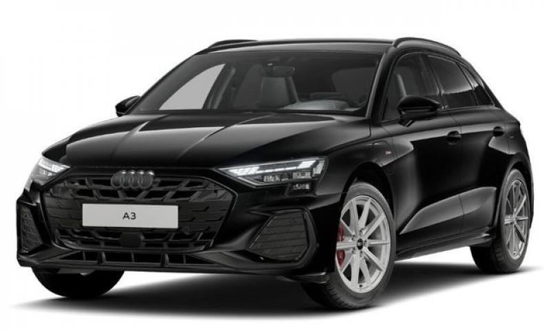 AUDI  A3 Spb. 45 TFSI e S line/SONOS/Matrix-LED/ACC, Mythosschwarz Metallic