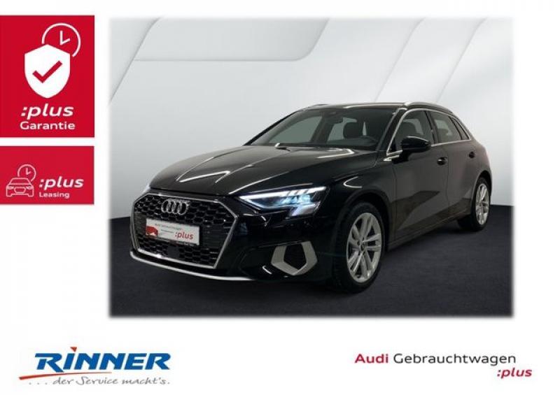 AUDI  A3 Sportback 35 TFSI advanced S-tronic+RFK+AVC, Mythosschwarz Metallic