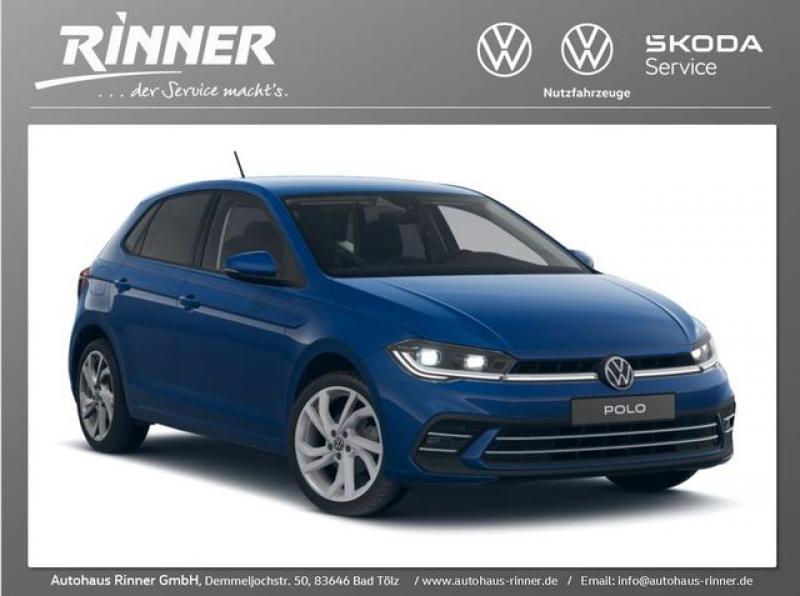 VW  Polo Style 1,0 l TSI OPF 70 kW (95 PS) DSG, Reef Blue Metallic