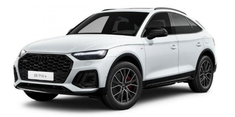 AUDI  Q5 Sportback 55 TFSIe quattro S line/B&O/HuD/ACC, Gletscherweiß Metallic