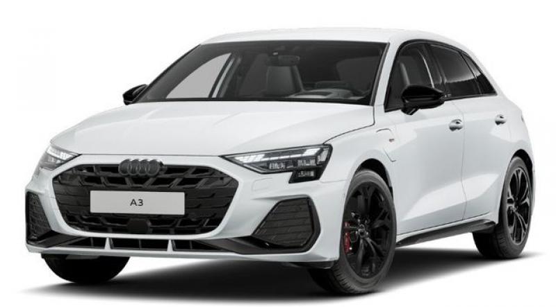 AUDI  A3 Sportback 45 TFSI e S line/ACC/Matrix-LED/HuD, Gletscherweiß Metallic
