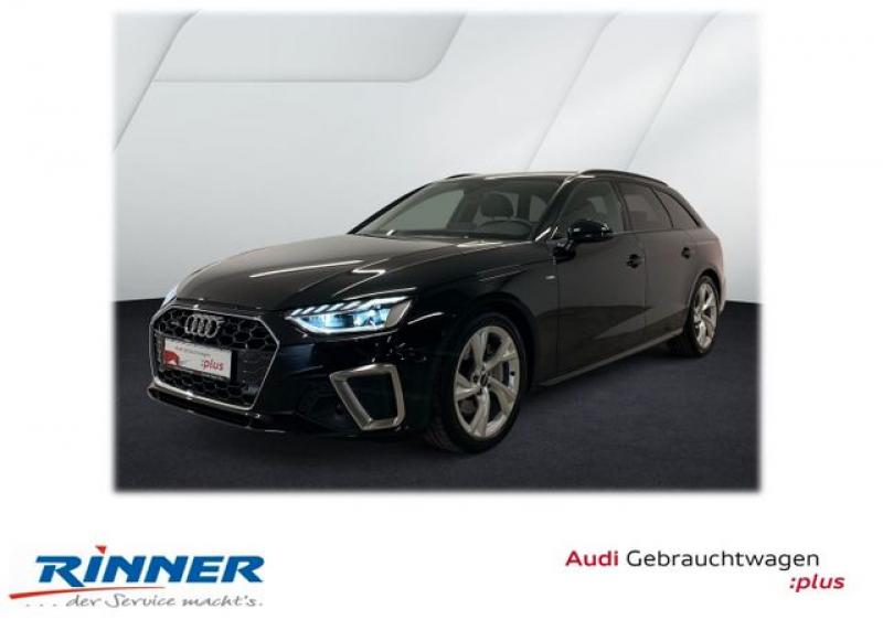 AUDI  A4 Avant 40 TFSI quattro 2xS line+LED+ACC+RFK, Mythosschwarz Metallic