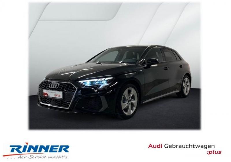 AUDI  A3 Sportback 35 TFSI 2xS line+LED+Navi+AVC+, Mythosschwarz Metallic