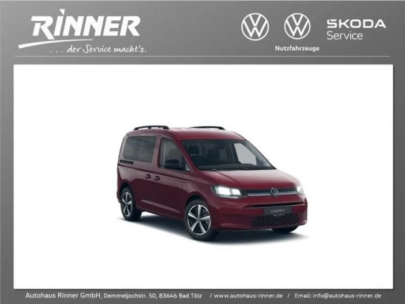 VW  Caddy Life 85 kW TSI DSG, Fortanarot Metallic