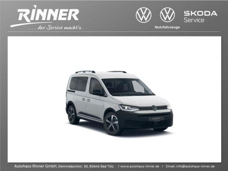 VW  Caddy California 2,0TDI 90KW 6Gang 4Motion, Candy-Weiß