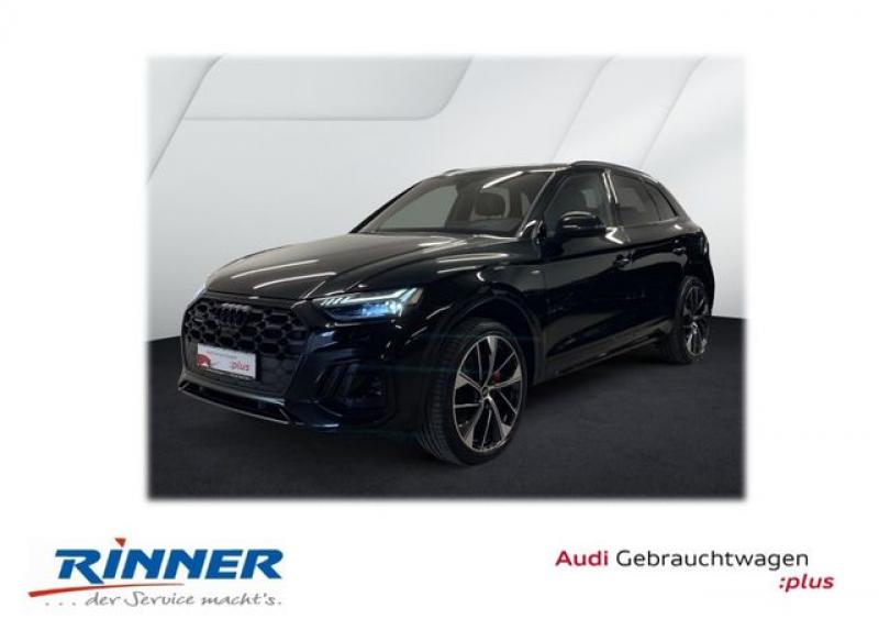 AUDI  Q5 55 TFSIe quattro 2xS line+Matrix+Pano+360°, Mythosschwarz Metallic