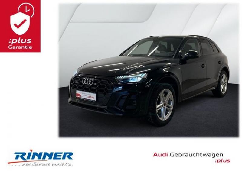 AUDI  Q5 45 TFSI quattro S line+Matrix+ACC+Opt.schwarz, MYTHOSSCHWARZ