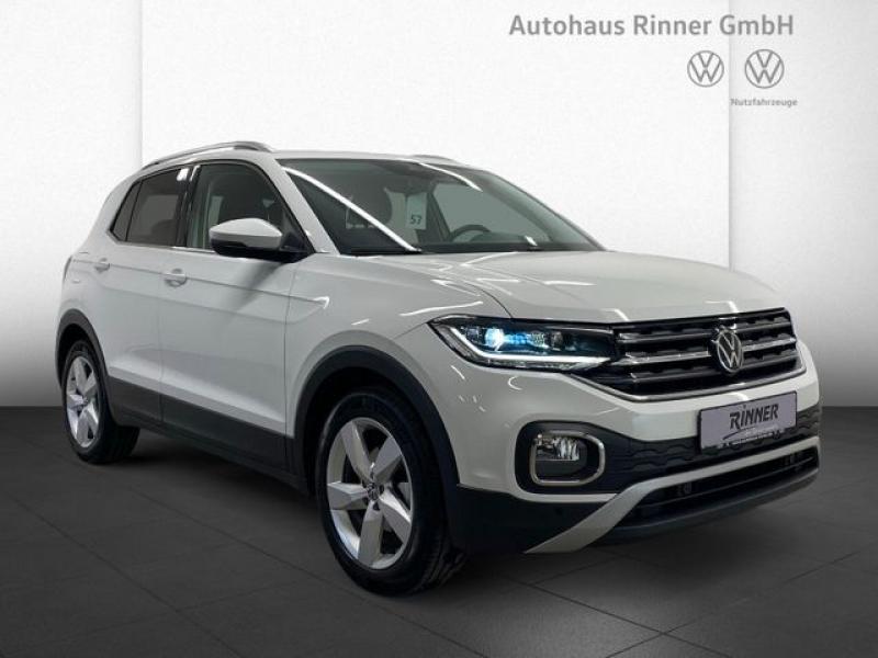 VW  T-Cross Style 1,0l TSI 81kW/LM/LED/App-Con./ACC/, PURE WHITE