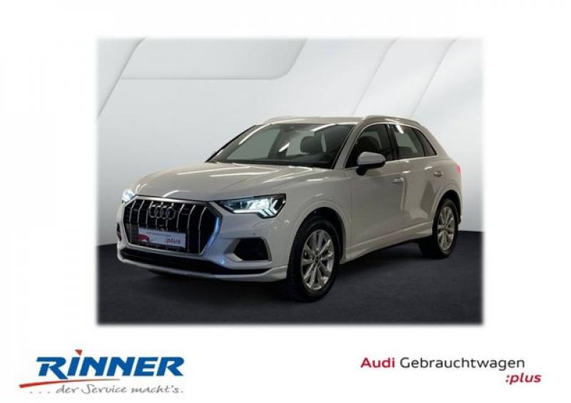 AUDI  Q3 40 TDI quattro advanced S line+Matrix+Navi, GLETSCHERWEISS