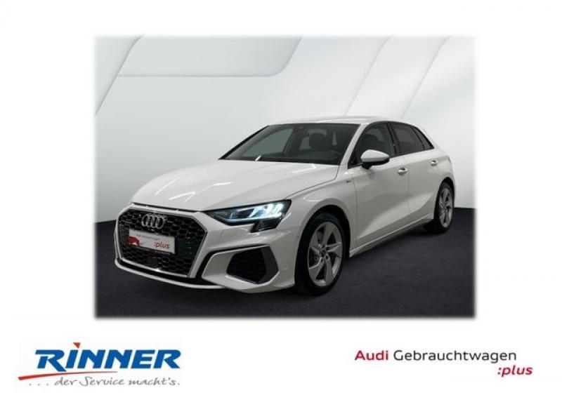 AUDI  A3 Sportback 40 TDI quattro S line+Navi+LED+AVC, IBISWEISS