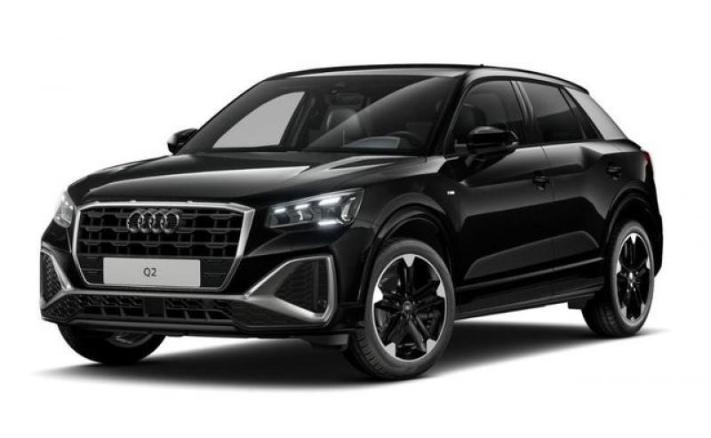 AUDI  Q2 35 TFSI S line/Matrix LED, Mythosschwarz Metallic