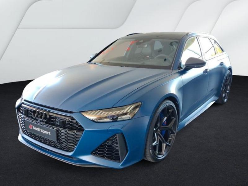 AUDI  RS6 Av. quattro performance, B&O/ACC/HuD/Pano, Ascariblau Matteffekt