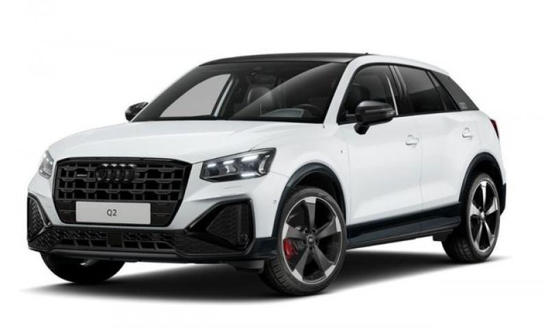 AUDI  Q2 40 TFSI quattro S line/Matrix LED/SONOS/Pano, Gletscherweiß Metallic