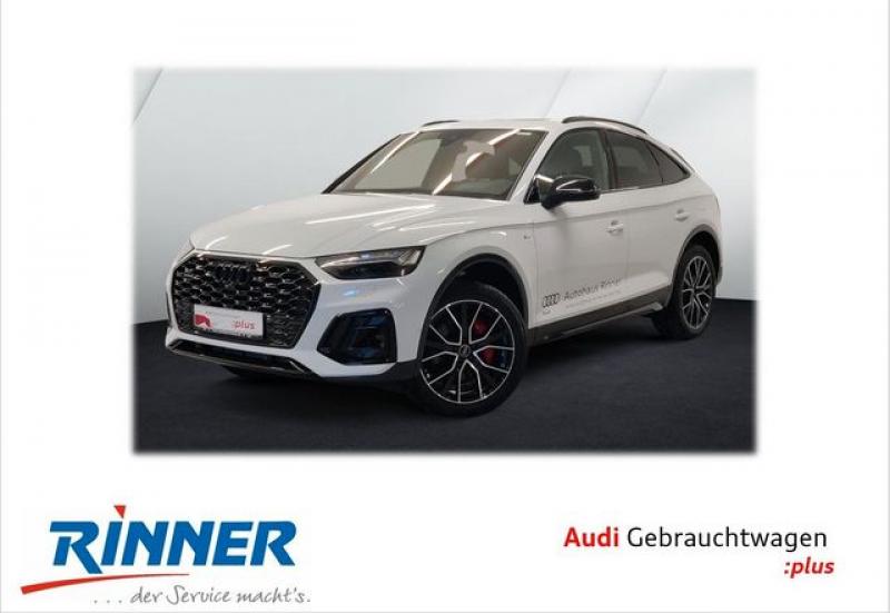 AUDI  Q5 Sportback 55 TFSIe quattro S line/B&O/HuD/ACC, Gletscherweiß Metallic